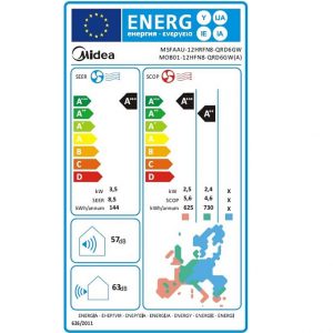 Midea Breezeless MSFAAU-12HRFN8-QRD6GW / MOB01-12HFN8-QRD6GW - Slika 4