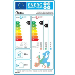 Midea Xtreme Save Pro MSAGBU-12HRFN8-QRD1GW / MOX230-12HFN8-QRD6GW - Slika 4